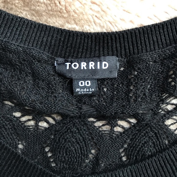 Torrid 💯% Cotton Crop Sweater - Picture 5 of 6